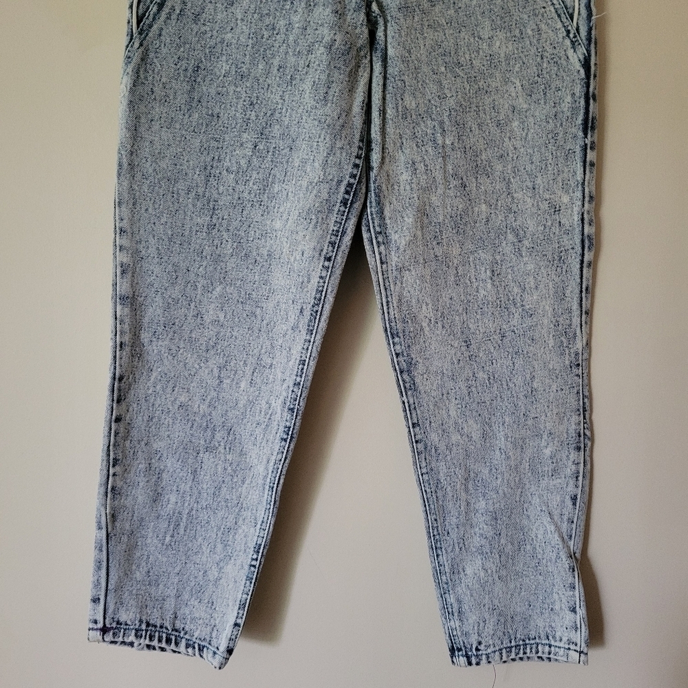 Vintage NWT Deadstock Acid Wash 80s Western Tapered Leg Jeans Size 26 - Picture 5 of 8